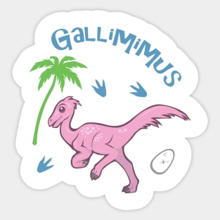 Cute Gallimimus Sticker